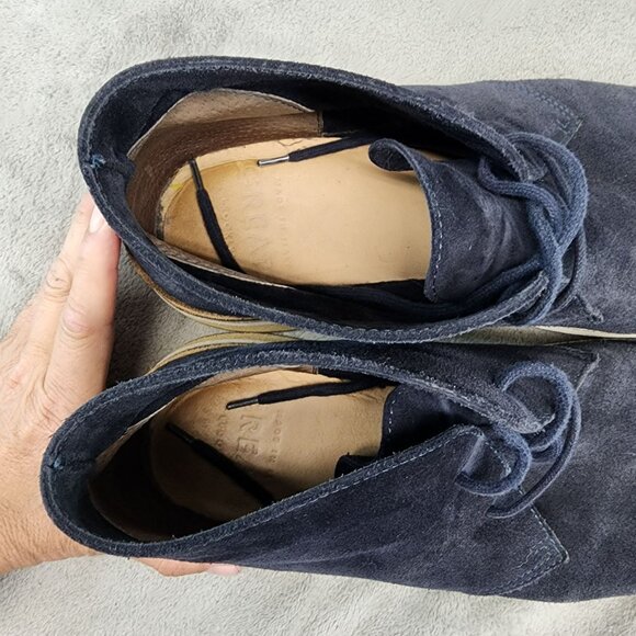 Greats Shoes Mens Size 13 Blue Suede Lace Up Chukka Boots main image 8